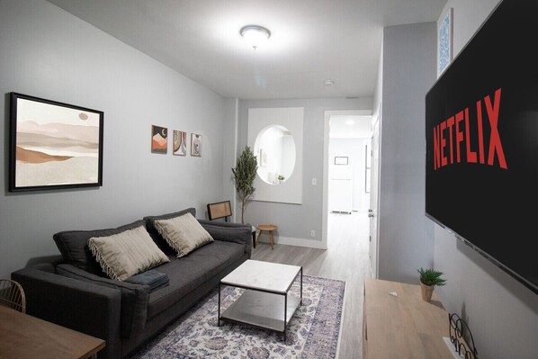 Living Room with Full Sofa Bed