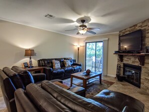 Living room with sleeper sofa