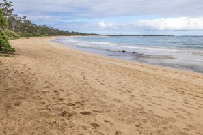 Amazing sandy beach just outside the door!