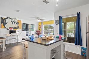 Open concept for a great family time.