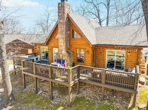 Expansive outdoor deck