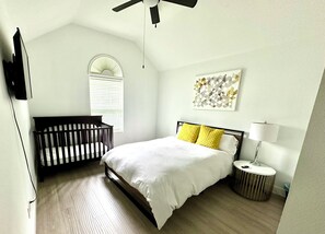 Bedroom 2 with crib