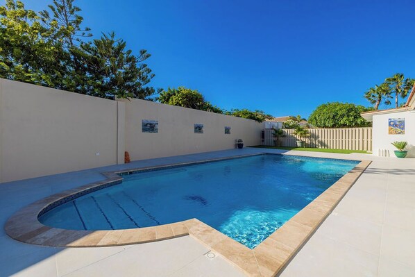 Unwind in your own private pool and enjoy all the comforts of home.