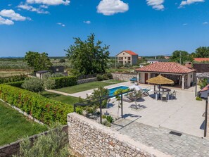 Residential Area, House, Home, Estate, Land Lot, Cottage, Landscaping, Garden, Farmhouse