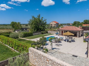 Residential Area, House, Home, Estate, Land Lot, Cottage, Landscaping, Garden, Farmhouse