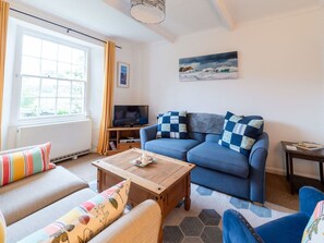 Furniture, Couch, Property, Table, Picture Frame, Blue, Azure, Comfort, Interior Design, Window