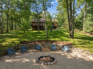 Firepit space (firewood is provided).