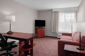 Living room with sleeper sofa