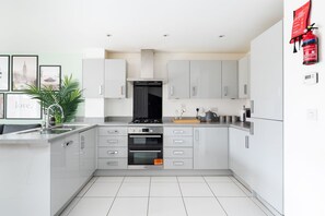 Large, modern fully equipped kitchen