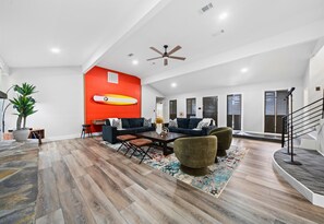 Another inviting view of the living space—plenty of room to relax, chat, and make memories.