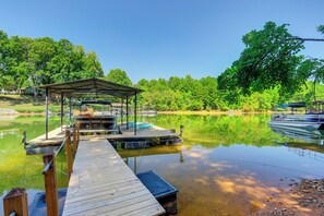 Lakefront Location | Private Boat Dock | Canoes & Life Jackets | Gas Fire Pit