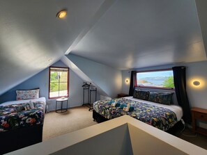 Bedroom with views to the sea