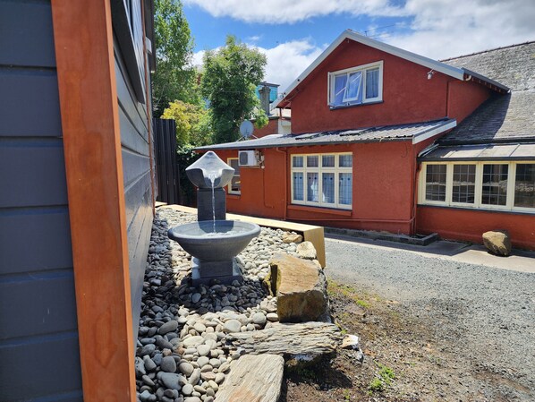 Front of 2 bedroom suite from driveway