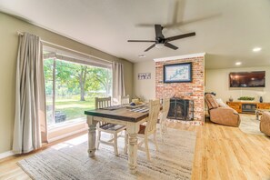Dining Area | Free WiFi | Single-Story Home