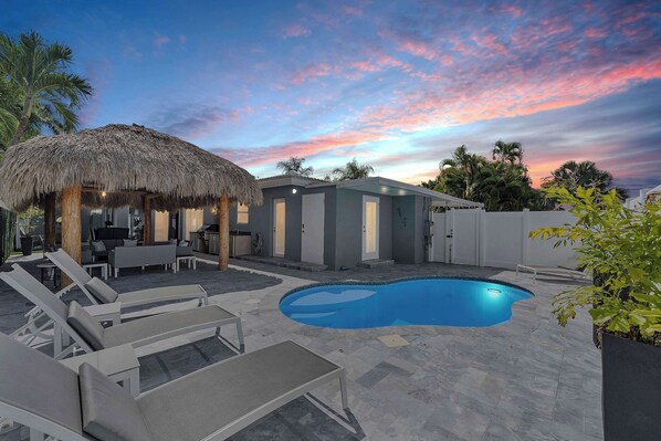 Step into your backyard paradise—where relaxation and fun await!