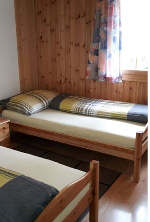Furniture, Flooring, Floor, Bed, Bedroom, Wood, Interior Design, Textile, Room, Bed Sheet
