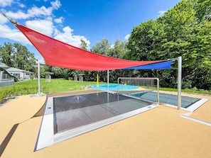 Leisure, Shade, Net, Swimming Pool, Artificial Turf