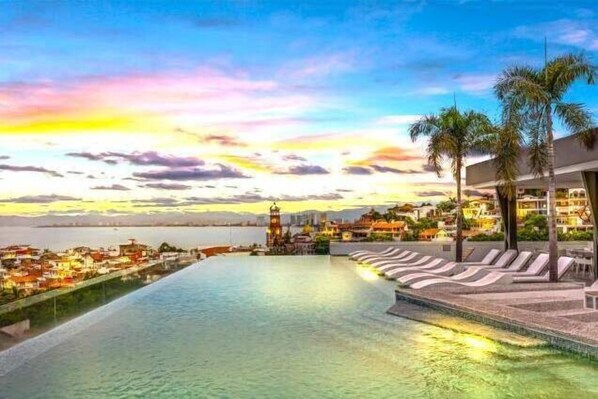Sunsets are amazing from here