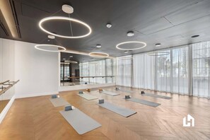 The yoga room