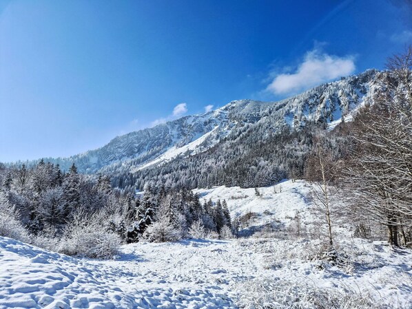 Neige, Bleu, L'Hiver, Montagnes Relief, Montagne, Branche, Chaîne De Montagnes, Terrain, Géologique Phénomène, Montagnes