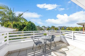 Soak up the sun from the balcony.