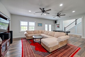 Comfy Sectional in Family Gathering Space