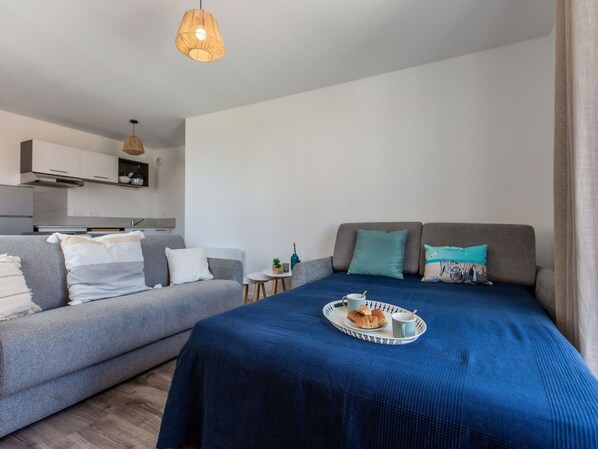 Furniture, Property, Comfort, Building, Azure, Wood, Interior Design, Yellow, Pillow, Bed Frame