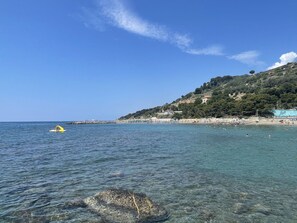 Water, Sky, Cloud, Water Resources, Azure, Coastal And Oceanic Landforms, Beach, Mountain, Horizon, Landscape