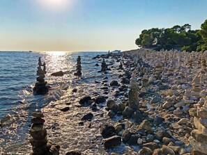 L'Eau, Plage, Roche, Horizon, Mer, Côte, Rive, Cotiers Et Relief Océaniques, Océan