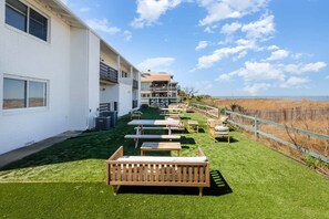 Beautiful Backyard Leading Directly to the Beach