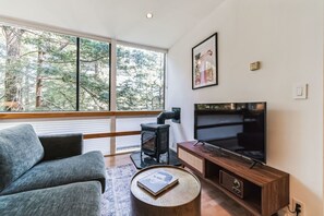 Furniture, Indoors, Living Room, Screen, Couch
