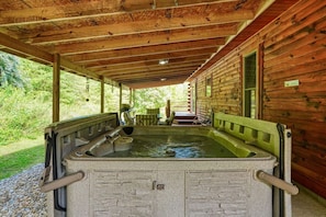 Bain à remous extérieur