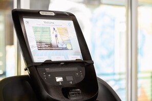 Come continue your fitness routine here with us in our gym.