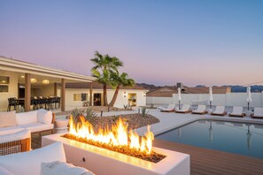 Gather around the fire with freinds and family after a day of play 