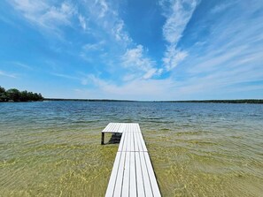 OVERALL:  The private dock on Manistee Lake