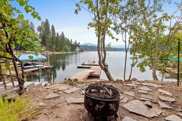 Fire pit area