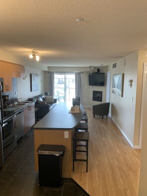 Open concept kitchen