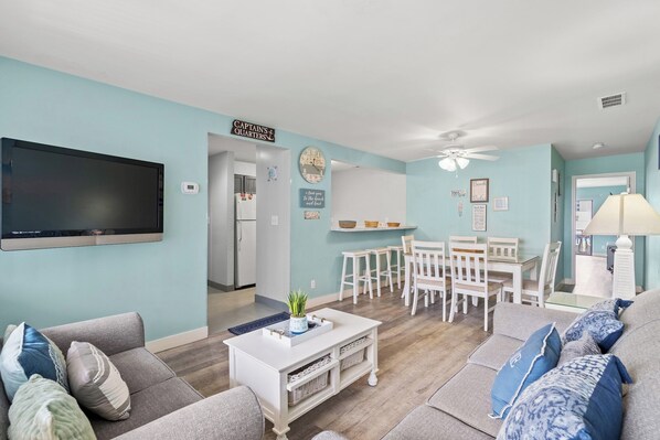 Find a comfortable spot for some good conversation.