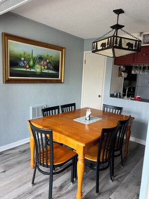 Dining room view 1
