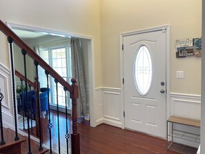 Welcome to BLUE where your stay begins in the 2 story high foyer. 
