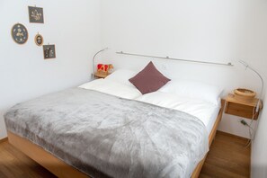 Bedroom with a double bed