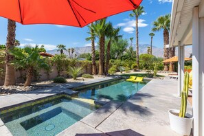 Float in the amazing pool or jump in the Spa!