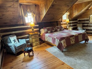 Master bedroom with sitting area