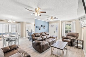 Get everyone together for a family movie night or to play some games.