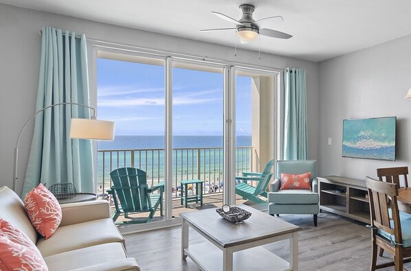 Panoramic views from living room