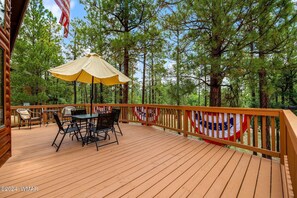 Front deck area