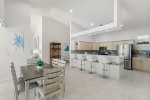 Fully updated kitchen with Quartz counters and Stainless Steel appliances