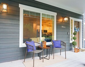 Start your mornings here – A peaceful porch perfect for coffee and conversation