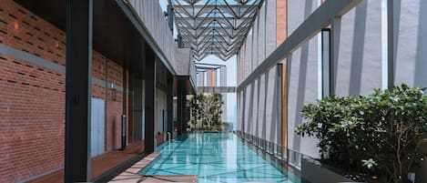 Piscine sur le toit