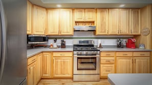 Plenty of counter space for those gourmet meals!